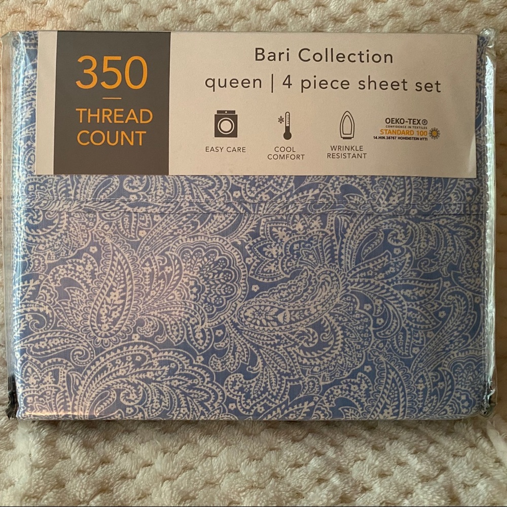 Bari Collection Queen Sheet Set